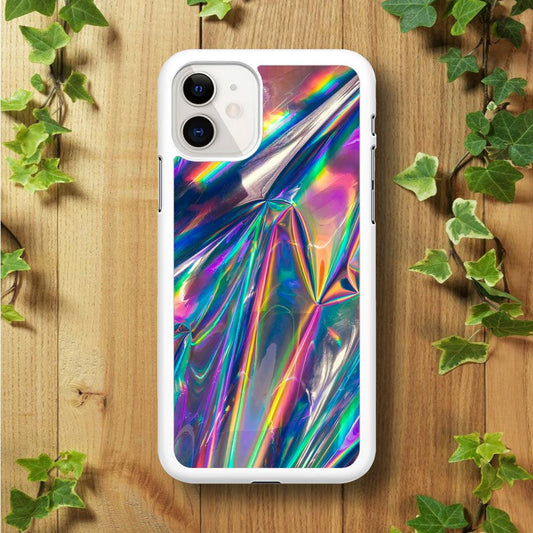 Hologram Holographic iPhone 11 Case-Rubber / White (2D Case)-Xtracase
