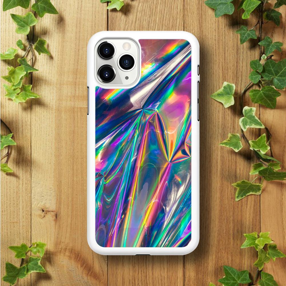 Hologram Holographic iPhone 11 Pro Max Case-Rubber / White (2D Case)-Xtracase