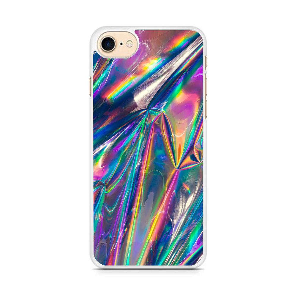 Hologram Holographic iPhone 7 Case-Rubber / White (2D Case)-Xtracase