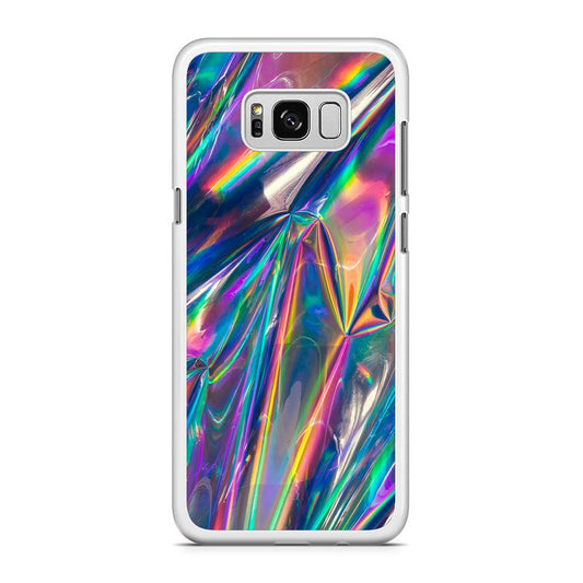 Hologram Holographic Samsung Galaxy S8 Case-Rubber / White (2D Case)-Xtracase