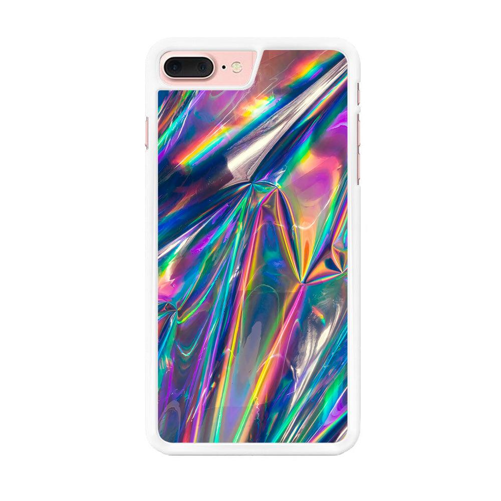 Hologram Holographic iPhone 7 Plus Case-Rubber / White (2D Case)-Xtracase