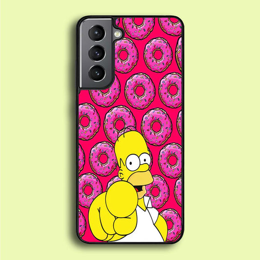 Homer Simpson Donut Samsung Galaxy A16 Case-Plastic / Full Wrap (3D Case)-Xtracase