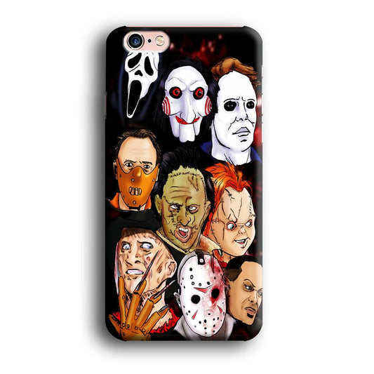Horror Movie The Faces iPhone 6 | 6s Case-Plastic / Full Wrap (3D Case)-Xtracase