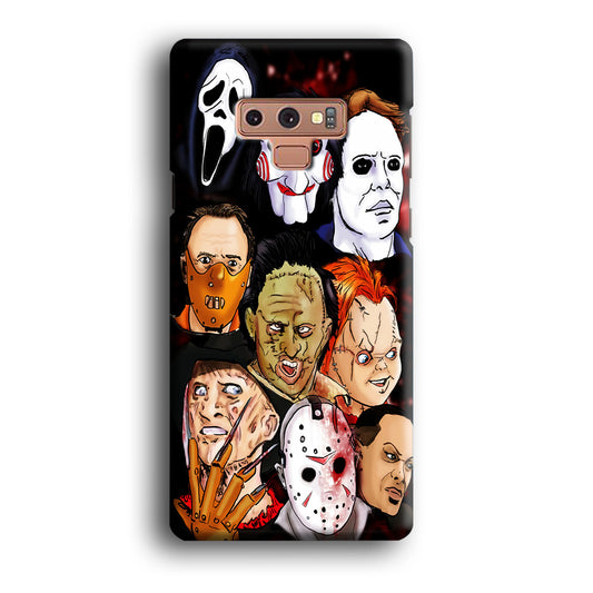 Horror Movie The Faces Samsung Galaxy Note 9 Case