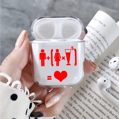 How To Get Love  Hard Plastic Protective Clear Case Cover For Apple Airpods