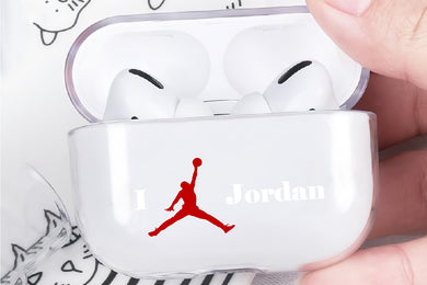 I Love Jordan Hard Plastic Protective Clear Case Cover For Apple Airpod Pro