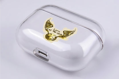 I Open at The Close Hard Plastic Protective Clear Case Cover For Apple Airpod Pro