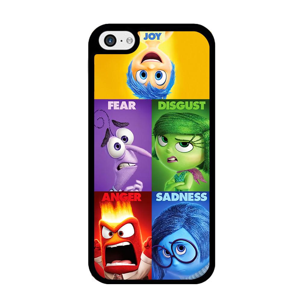 Inside Out Cartoon iPhone 5 | 5s Case-Rubber / Black (2D Case)-Xtracase