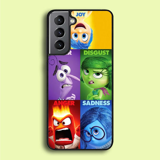 Inside Out Cartoon Samsung Galaxy A16 Case-Rubber / White (2D Case)-Xtracase