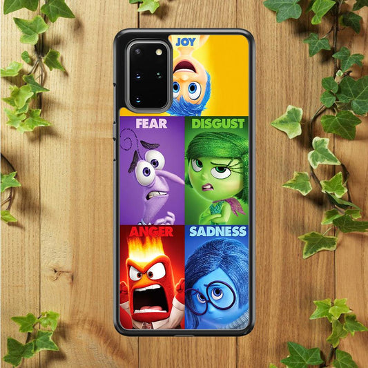Inside Out Cartoon Samsung Galaxy S20 Plus Case-Plastic / Full Wrap (3D Case)-Xtracase