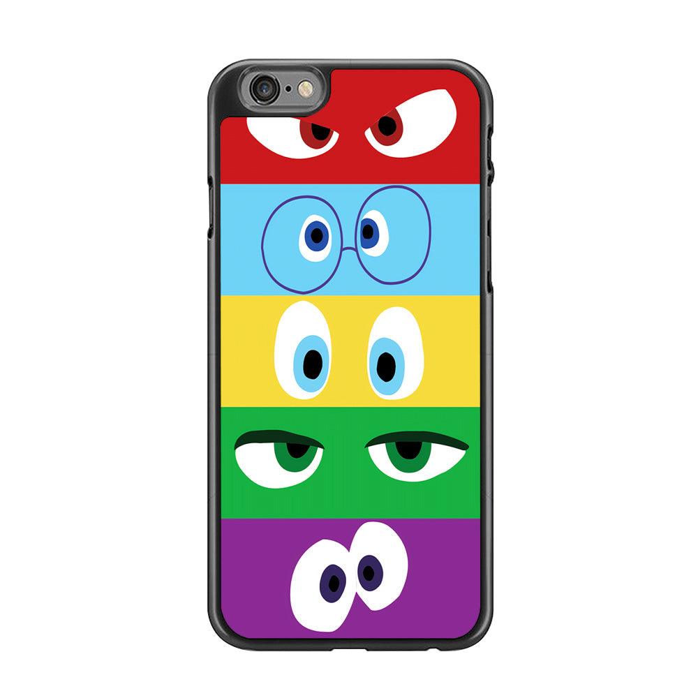 Inside Out Eyes iPhone 6 | 6s Case-Rubber / Black (2D Case)-Xtracase