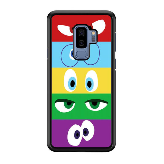 Inside Out Eyes Samsung Galaxy S9 Plus Case-Rubber / White (2D Case)-Xtracase