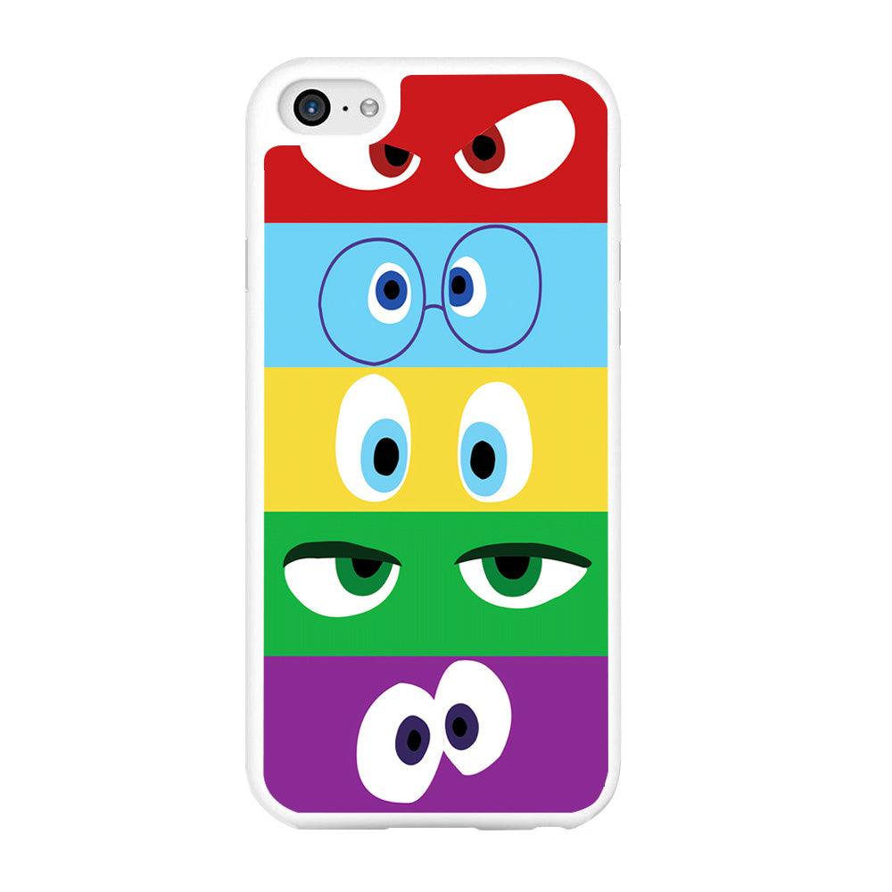Inside Out Eyes iPhone 6 | 6s Case-Rubber / White (2D Case)-Xtracase