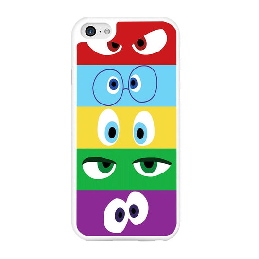 Inside Out Eyes iPhone 6 | 6s Case-Rubber / White (2D Case)-Xtracase