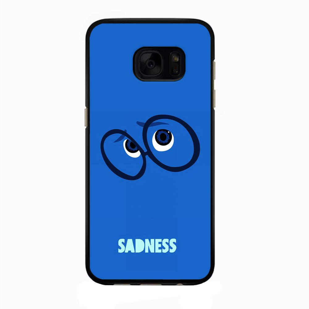Inside Out Eyes Samsung Galaxy S7 Edge Case-Rubber / Black (2D Case)-Xtracase