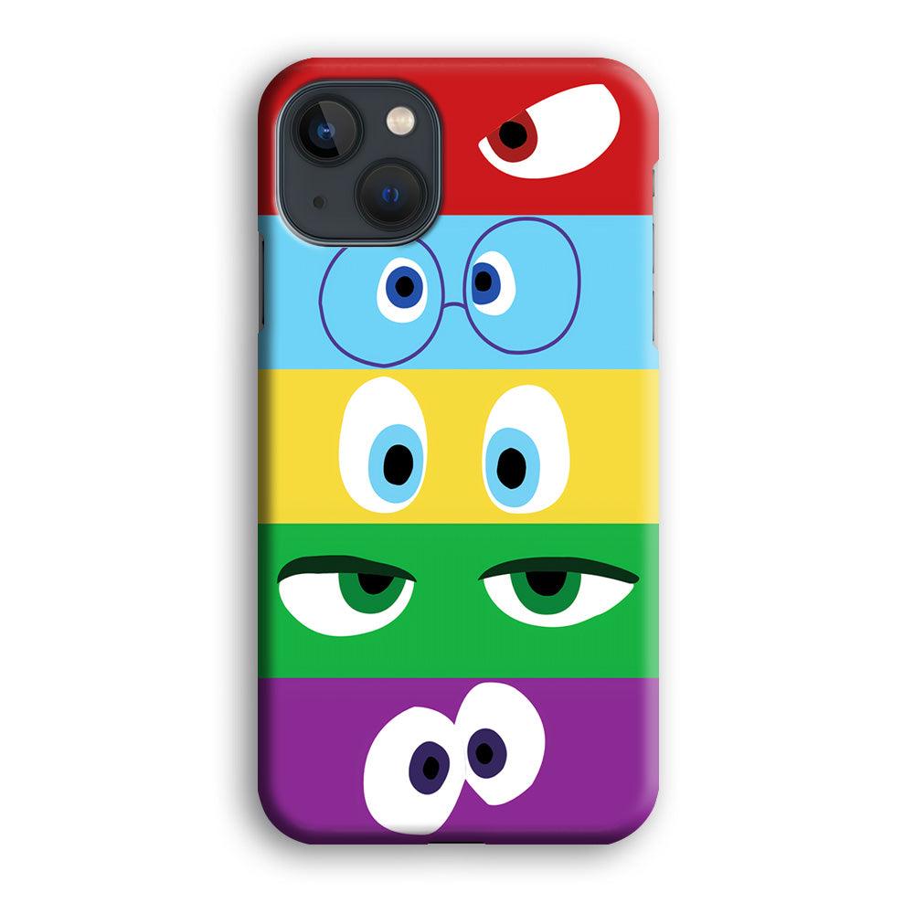 Inside Out Eyes iPhone 13 Pro Case-Plastic / Full Wrap (3D Case)-Xtracase