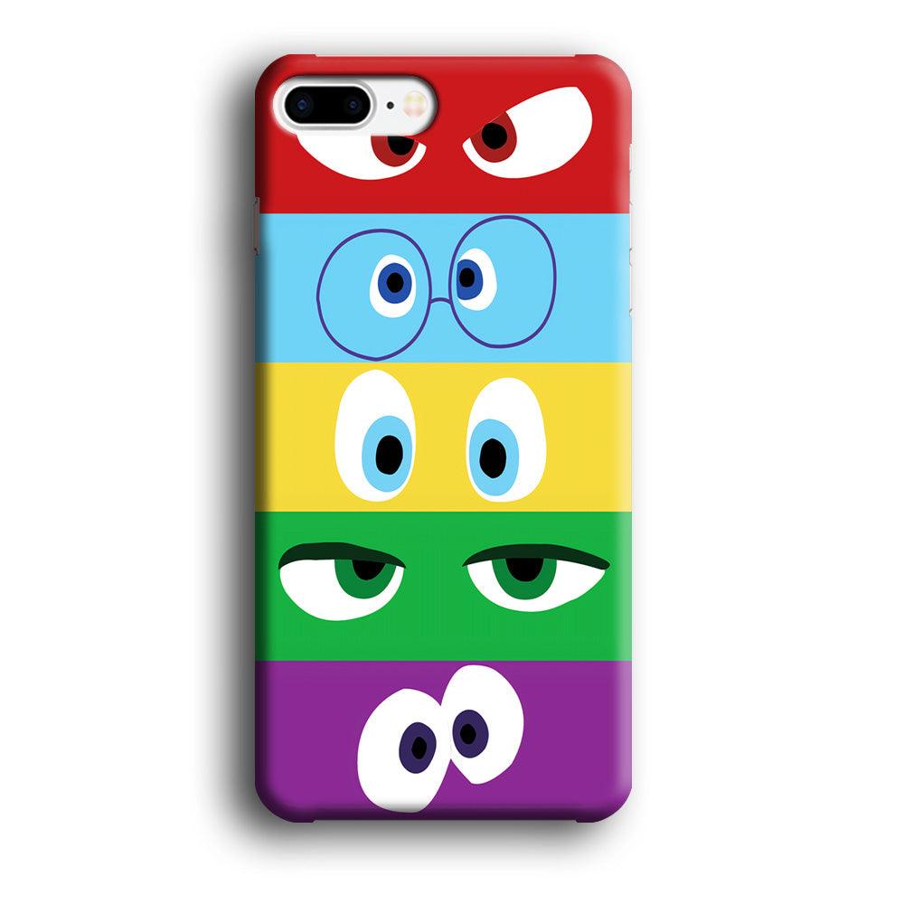 Inside Out Eyes iPhone 7 Plus Case-Plastic / Full Wrap (3D Case)-Xtracase