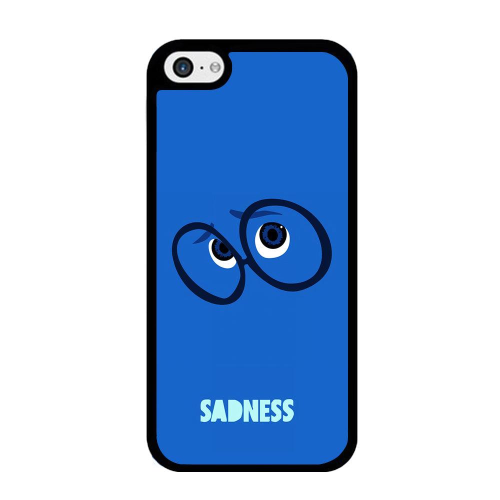 Inside Out Sadness Eyes iPhone 5 | 5s Case-Rubber / Black (2D Case)-Xtracase