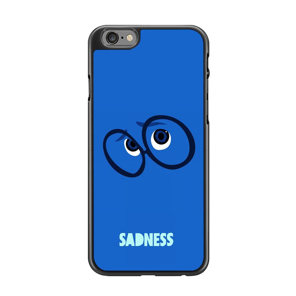 Inside Out Sadness Eyes iPhone 6 | 6s Case-Rubber / Black (2D Case)-Xtracase