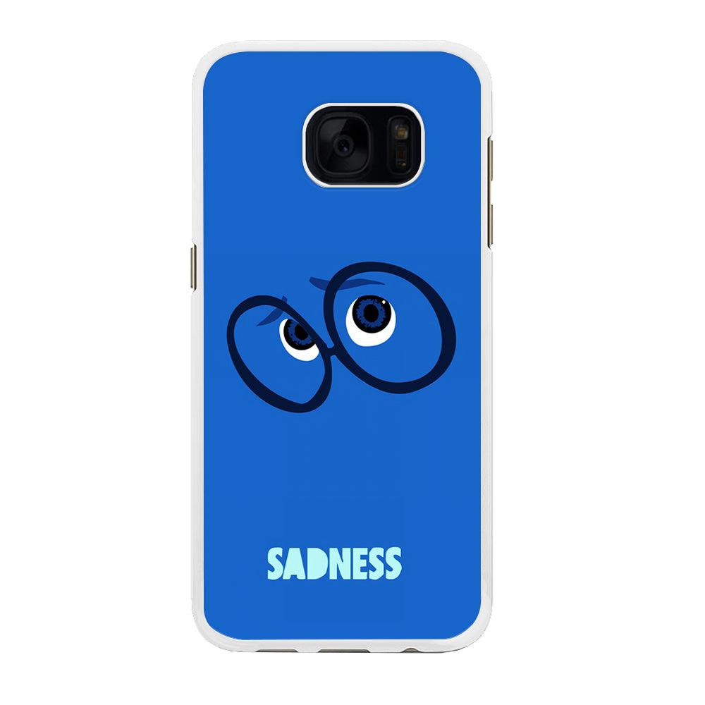 Inside Out Eyes Samsung Galaxy S7 Edge Case-Rubber / White (2D Case)-Xtracase