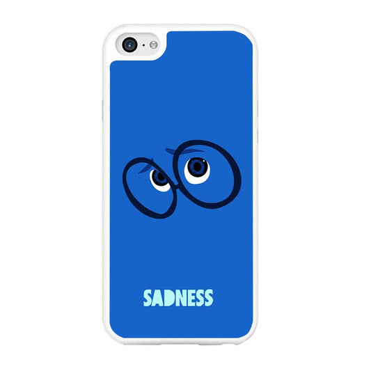 Inside Out Sadness Eyes iPhone 6 | 6s Case-Rubber / White (2D Case)-Xtracase