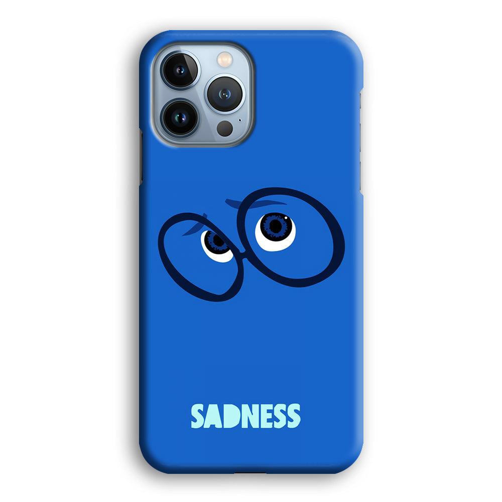 Inside Out Sadness Eyes iPhone 13 Pro Max Case-Plastic / Full Wrap (3D Case)-Xtracase