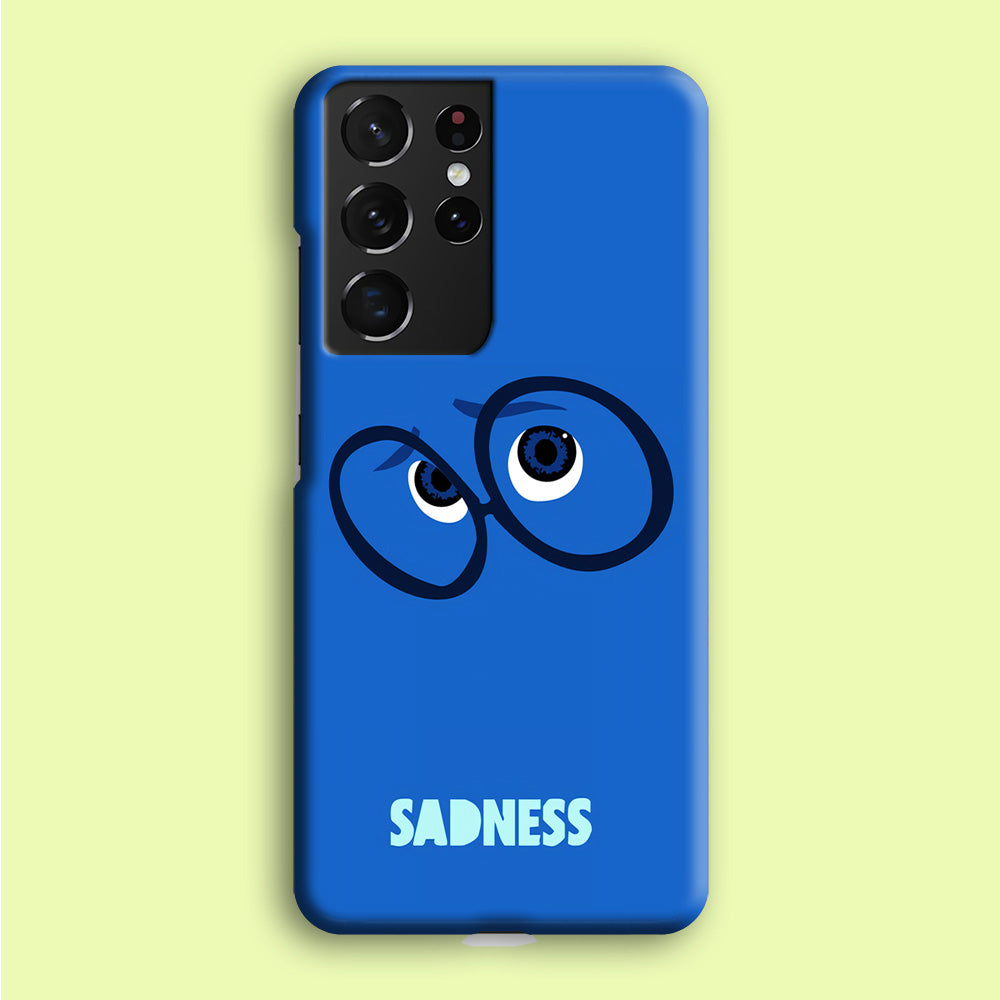 Inside Out Sadness Eyes Samsung Galaxy S21 Ultra Case