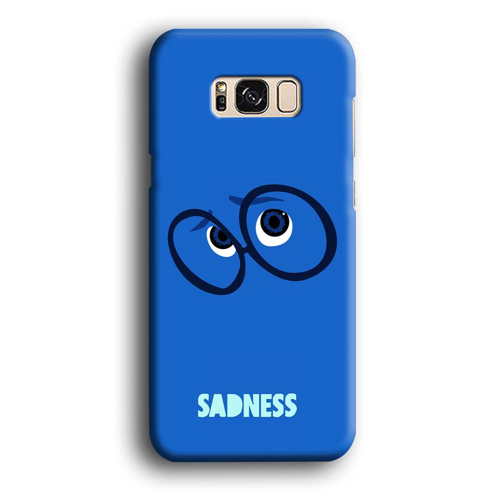 Inside Out Sadness Eyes Samsung Galaxy S8 Case-Plastic / Full Wrap (3D Case)-Xtracase