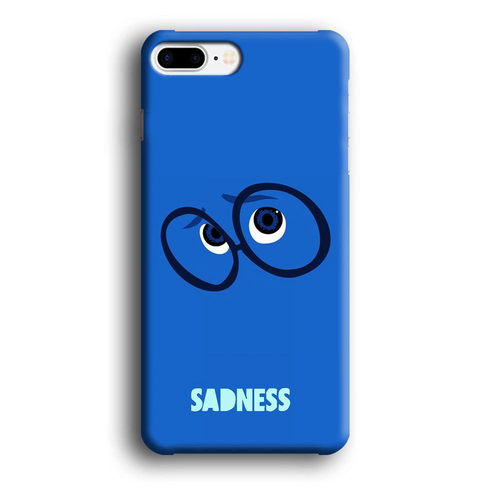 Inside Out Sadness Eyes iPhone 7 Plus Case-Plastic / Full Wrap (3D Case)-Xtracase