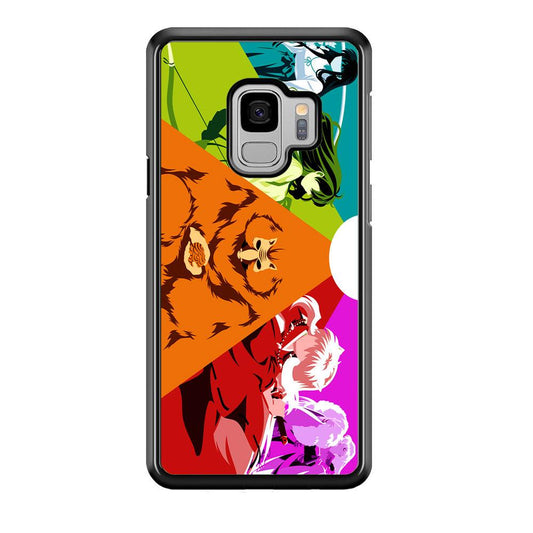 Inuyasha Characters Samsung Galaxy S9 Case-Plastic / Full Wrap (3D Case)-Xtracase