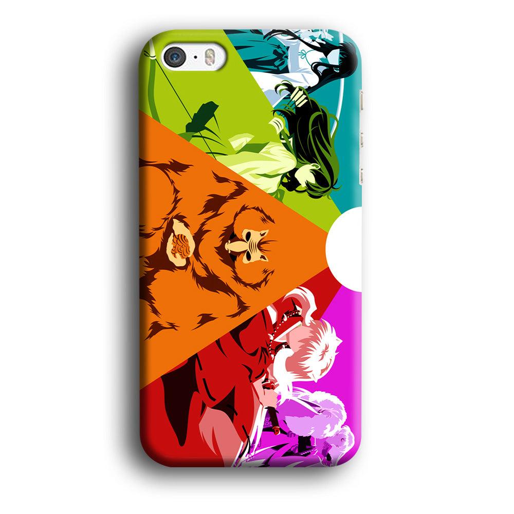 Inuyasha Characters iPhone 5 | 5s Case-Plastic / Full Wrap (3D Case)-Xtracase