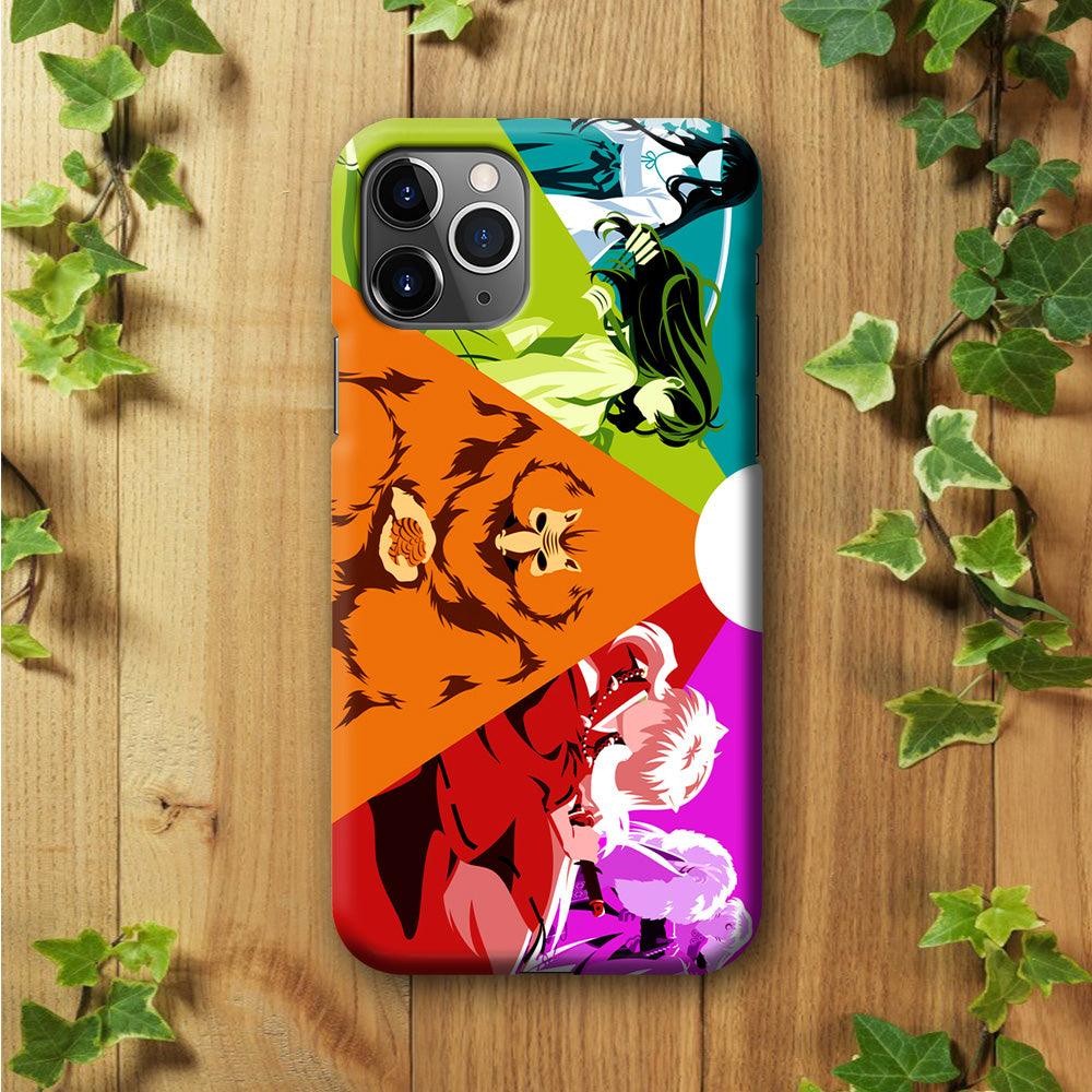 Inuyasha Characters iPhone 11 Pro Case-Plastic / Full Wrap (3D Case)-Xtracase
