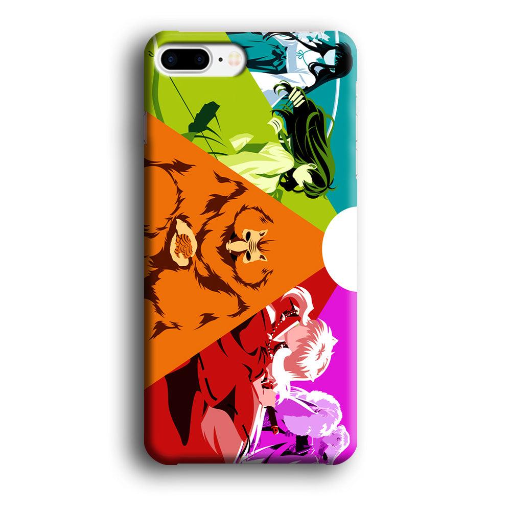 Inuyasha Characters iPhone 7 Plus Case-Plastic / Full Wrap (3D Case)-Xtracase