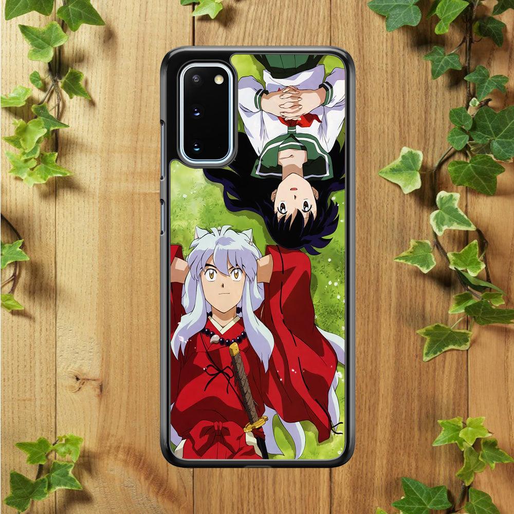 Inuyasha and Kagome Anime Samsung Galaxy S20 Case-Plastic / Full Wrap (3D Case)-Xtracase