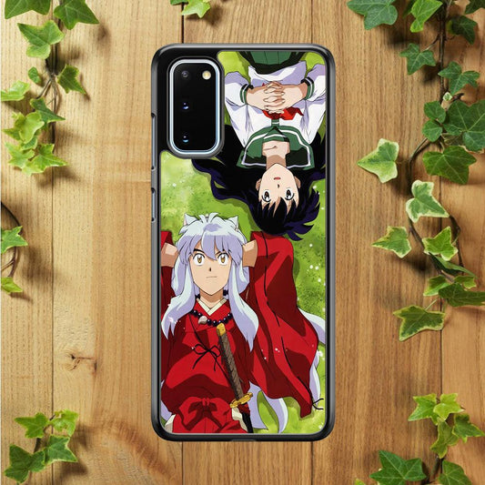 Inuyasha and Kagome Anime Samsung Galaxy S20 Case-Plastic / Full Wrap (3D Case)-Xtracase
