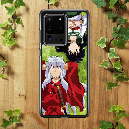 Inuyasha and Kagome Anime Samsung Galaxy S20 Ultra Case