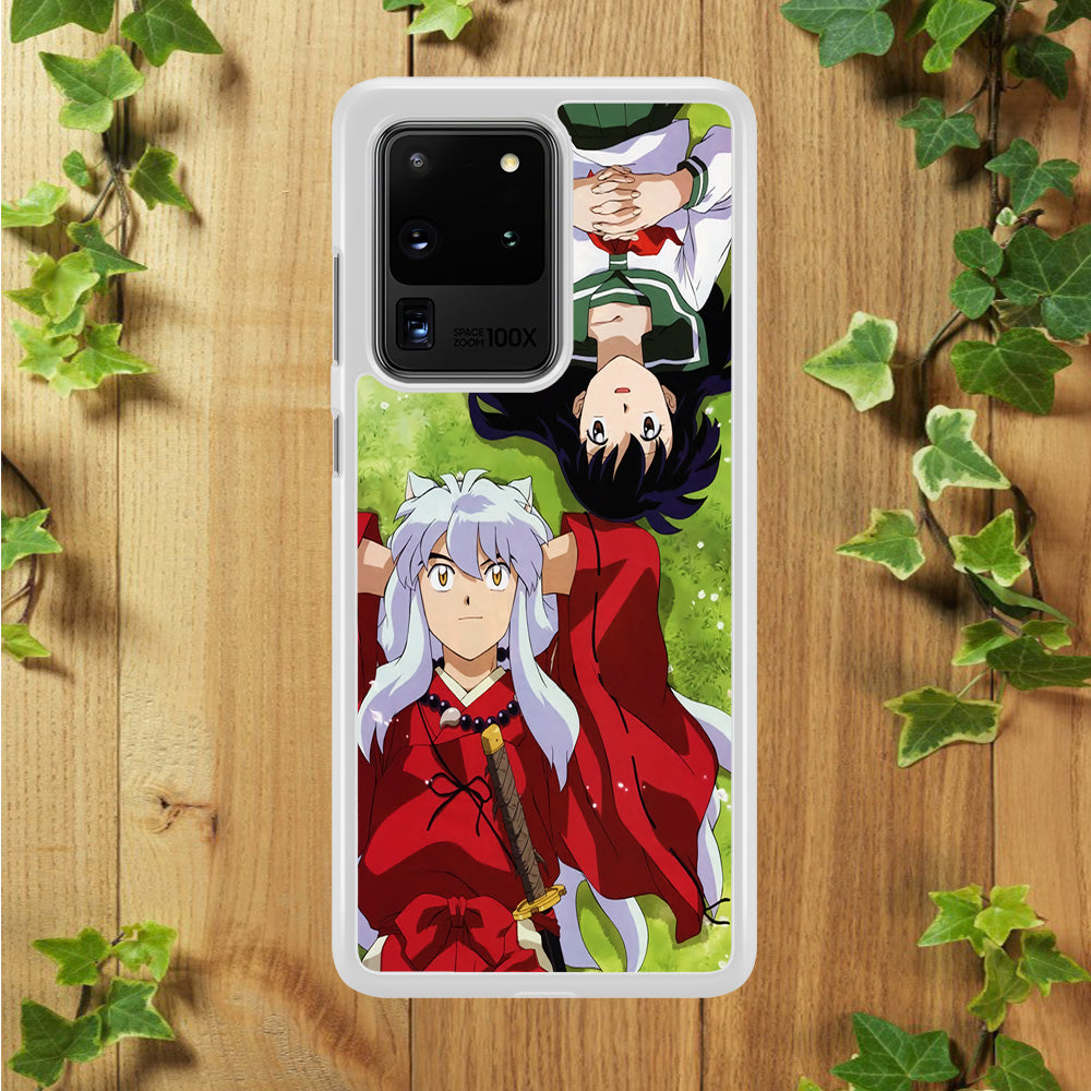 Inuyasha and Kagome Anime Samsung Galaxy S20 Ultra Case