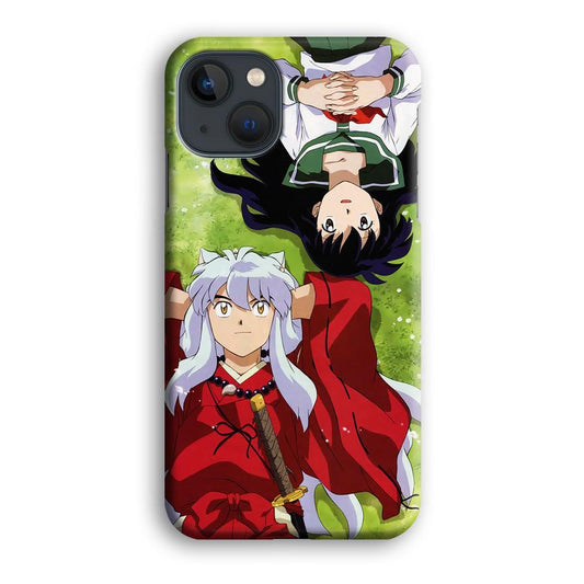 Inuyasha and Kagome Anime iPhone 13 Pro Case-Plastic / Full Wrap (3D Case)-Xtracase