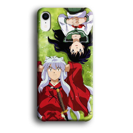 Inuyasha and Kagome Anime iPhone XR Case-Plastic / Full Wrap (3D Case)-Xtracase