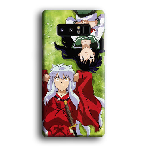 Inuyasha and Kagome Anime Samsung Galaxy Note 8 Case