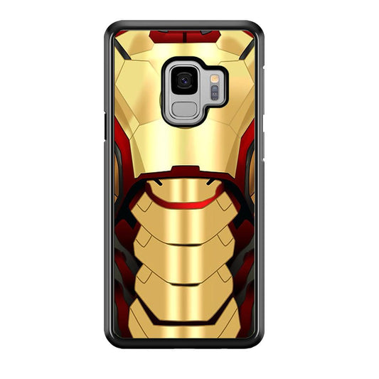 Iron Man Body Armor Samsung Galaxy S9 Case-Rubber / Black (2D Case)-Xtracase
