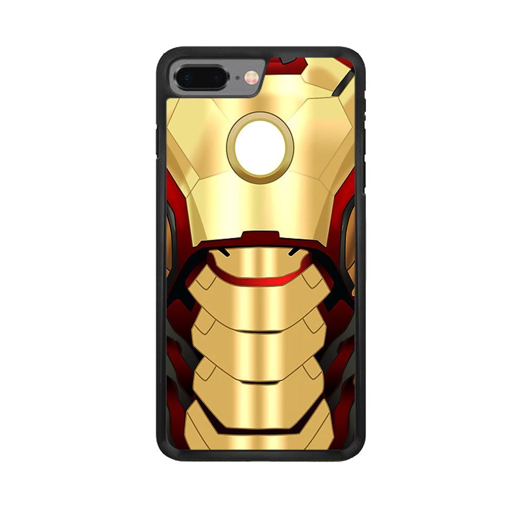 Iron Man Body Armor iPhone 7 Plus Case-Rubber / Black (2D Case)-Xtracase