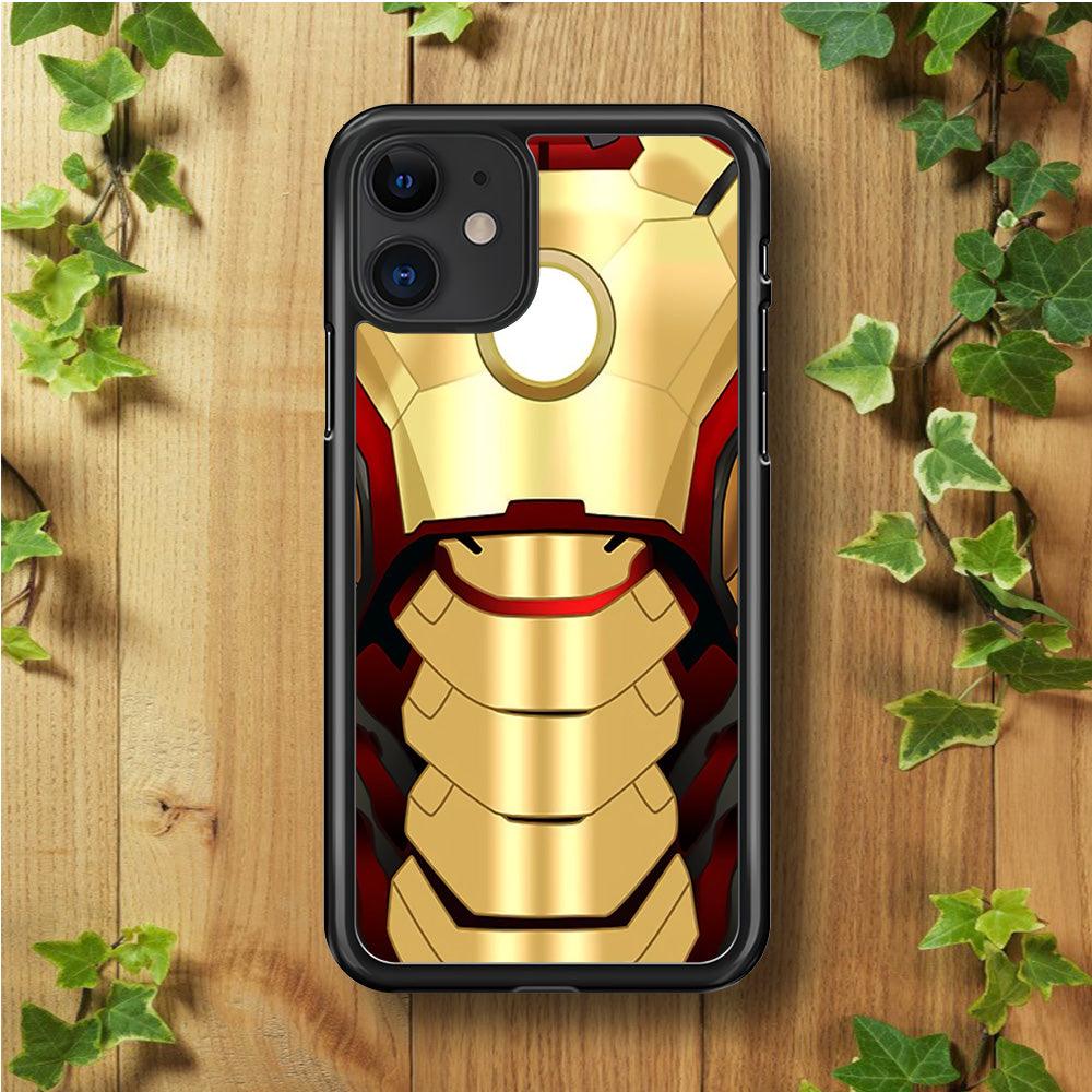 Iron Man Body Armor iPhone 11 Case-Rubber / Black (2D Case)-Xtracase
