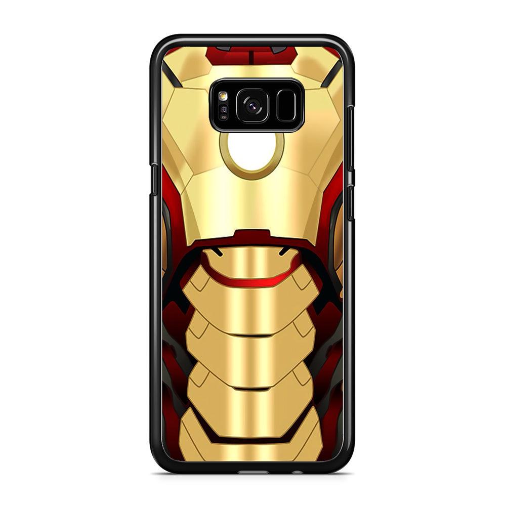 Iron Man Body Armor Samsung Galaxy S8 Case-Rubber / Black (2D Case)-Xtracase