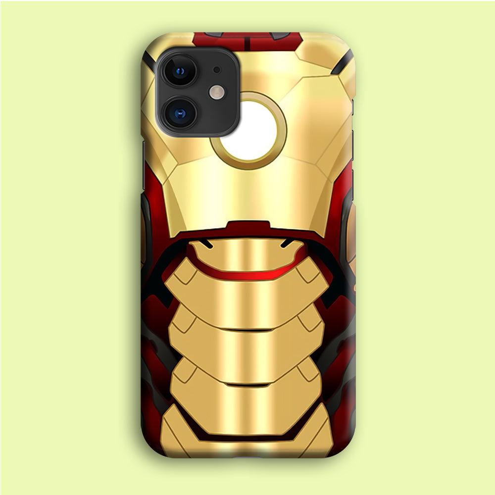 Iron Man Body Armor iPhone 12 Case-Plastic / Full Wrap (3D Case)-Xtracase