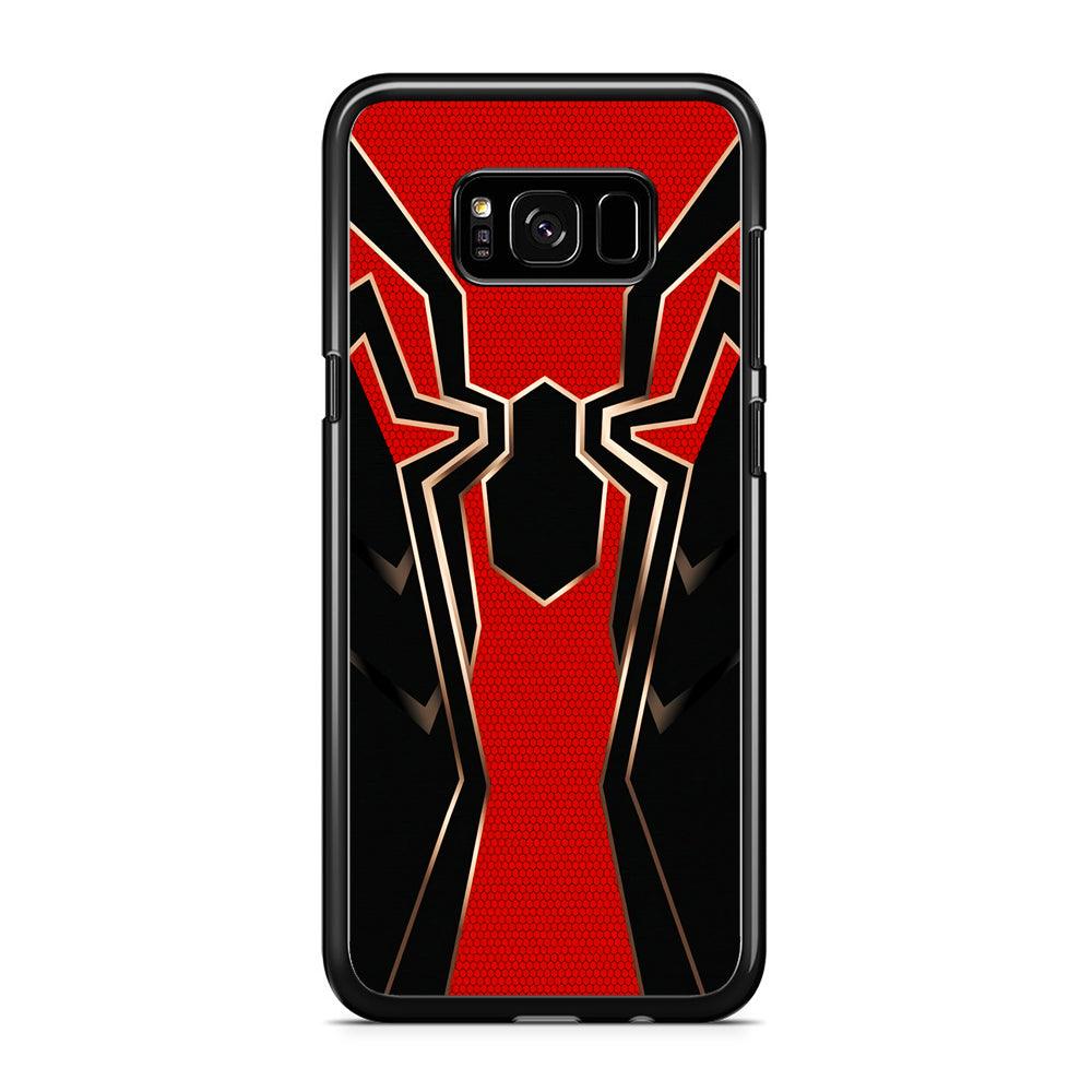 Iron Spiderman Armor Samsung Galaxy S8 Case-Rubber / Black (2D Case)-Xtracase