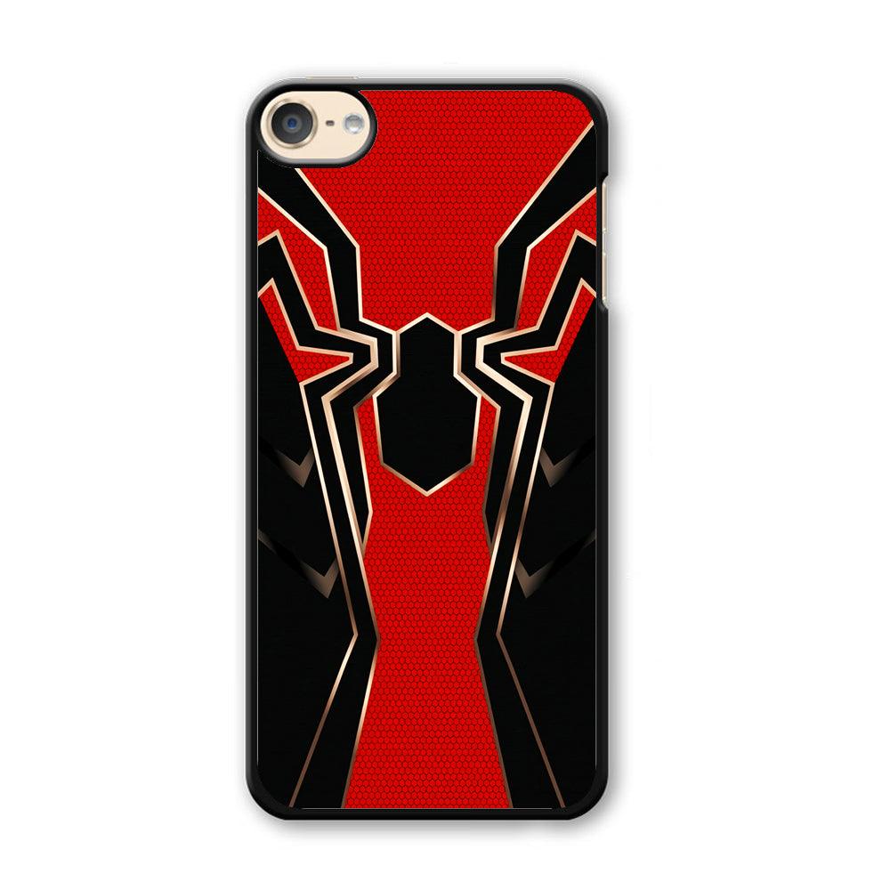 Iron Spiderman Armor iPod Touch 6 Case-Plastic / Black (2D Case)-Xtracase