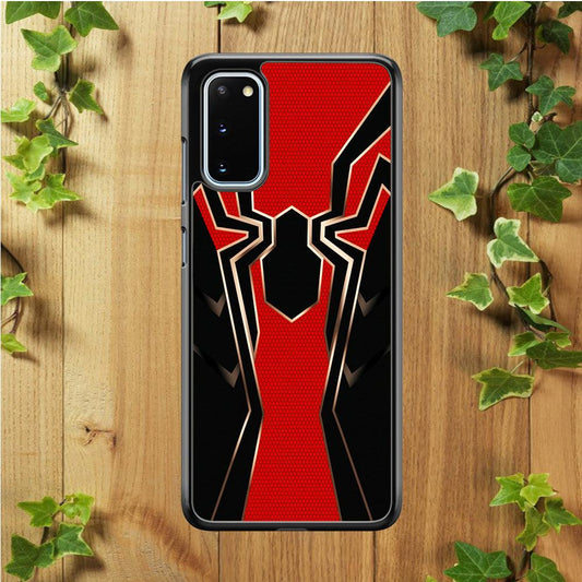 Iron Spiderman Armor Samsung Galaxy S20 Case-Rubber / Black (2D Case)-Xtracase