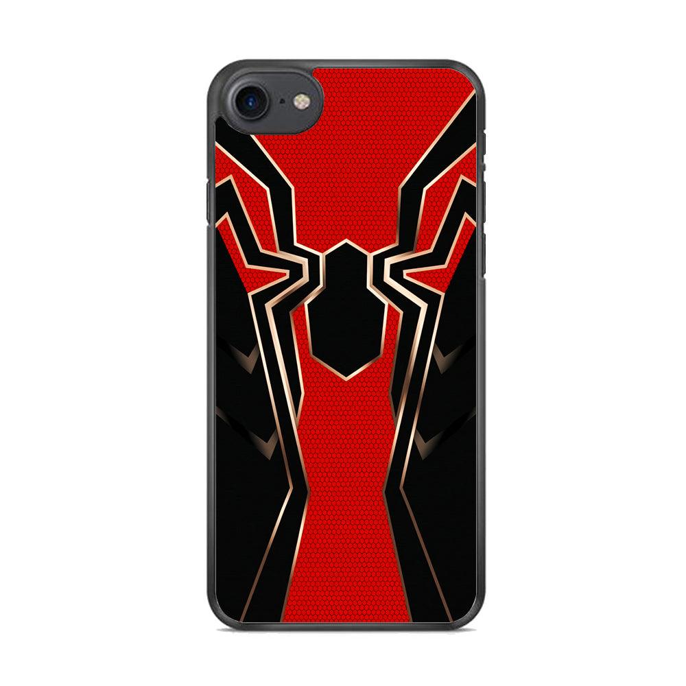 Iron Spiderman Armor iPhone 7 Case-Rubber / Black (2D Case)-Xtracase