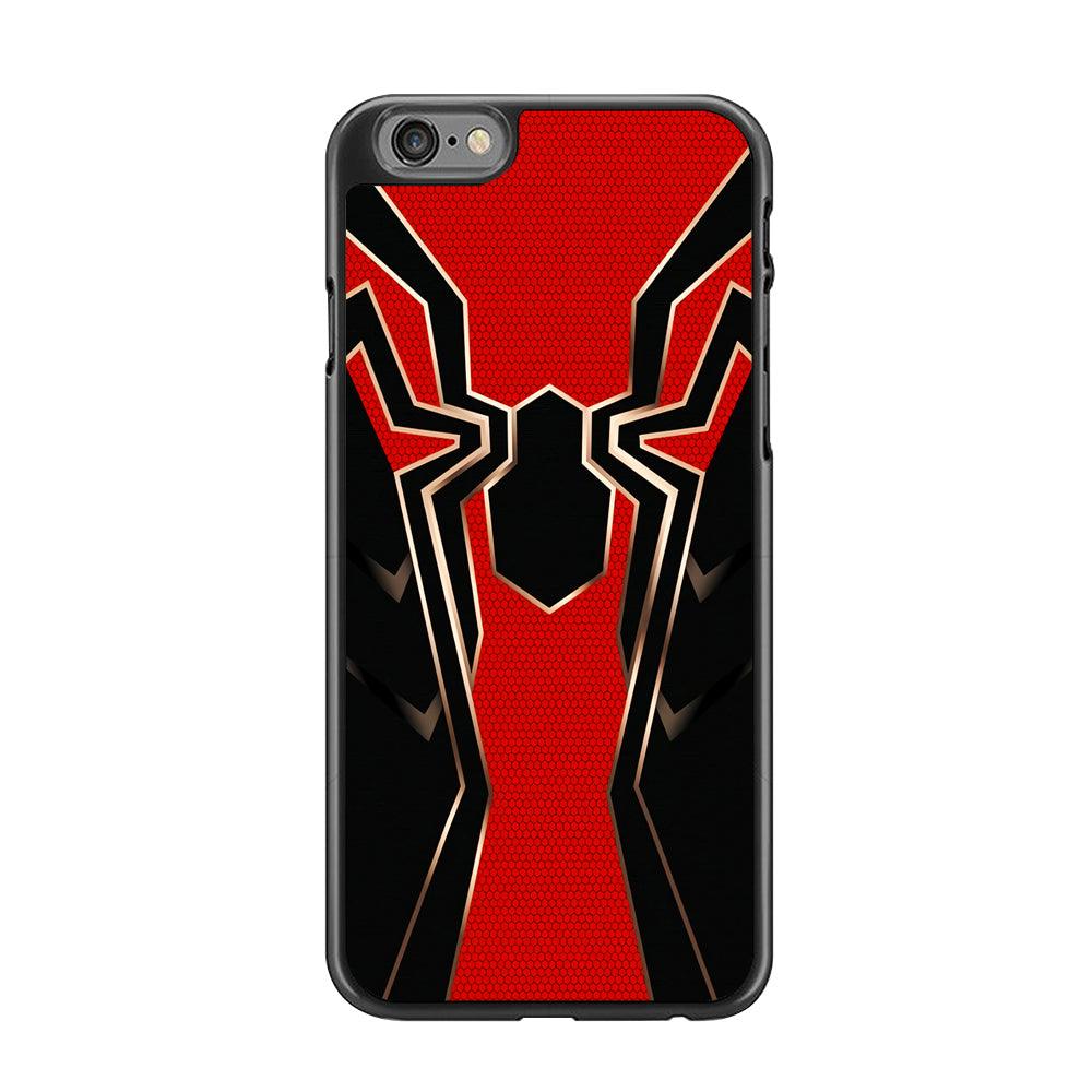 Iron Spiderman Armor iPhone 6 | 6s Case-Rubber / Black (2D Case)-Xtracase
